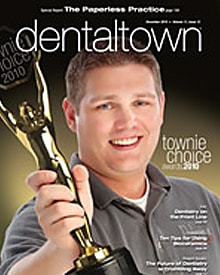 Dental Town magazine cover photo 