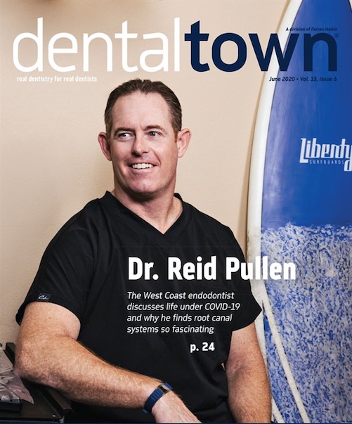 Dental town Magazine cover on cosmetic dentistry and predictable outcomes